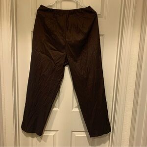 Women’s Burgundy Stretchy Pants, Size 14